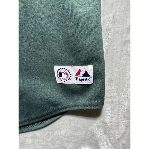 Vintage Majestic MLB Oakland Athletics Jersey Eric Chavez #3 Jersey Youth‎ Large - Picture 6 of 9